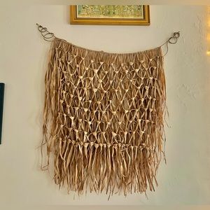 Handmade Raffia Woven Tribal Bali Wall Hanging